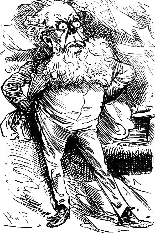 An illustration from M.P.'s in session, from Mr. Punch's parliamentary portrait gallery, 1889, leaf 16