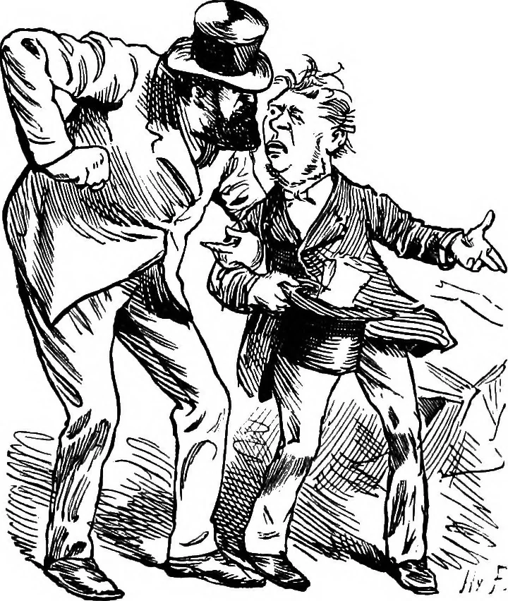 An illustration from M.P.'s in session, from Mr. Punch's parliamentary portrait gallery, 1889, leaf 17