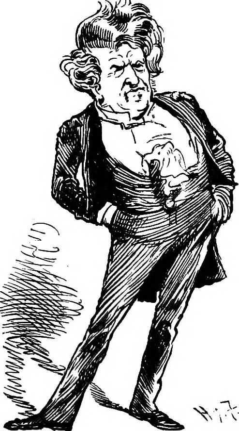An illustration from M.P.'s in session, from Mr. Punch's parliamentary portrait gallery, 1889, leaf 17