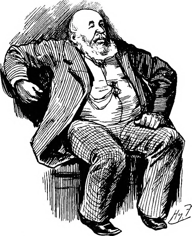 An illustration from M.P.'s in session, from Mr. Punch's parliamentary portrait gallery, 1889, leaf 21