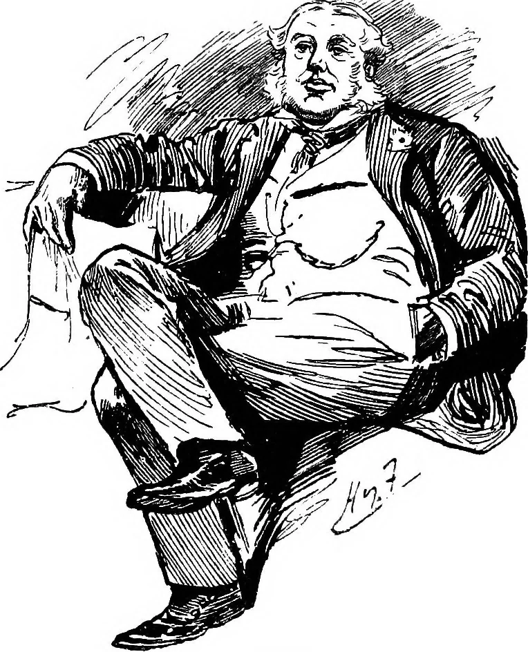 An illustration from M.P.'s in session, from Mr. Punch's parliamentary portrait gallery, 1889, leaf 21