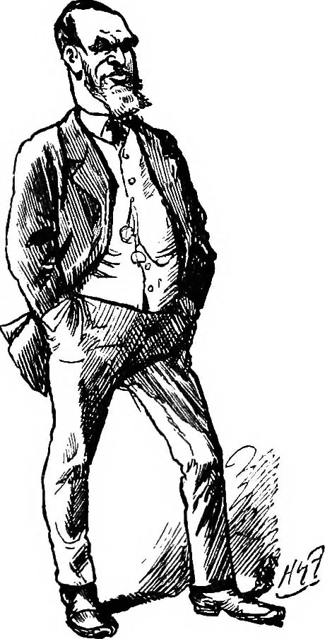 An illustration from M.P.'s in session, from Mr. Punch's parliamentary portrait gallery, 1889, leaf 24