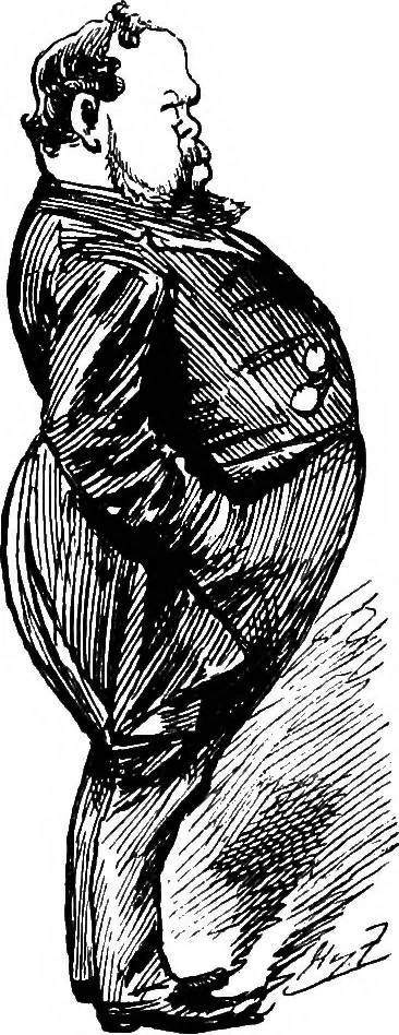 An illustration from M.P.'s in session, from Mr. Punch's parliamentary portrait gallery, 1889, leaf 25