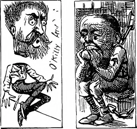 An illustration from M.P.'s in session, from Mr. Punch's parliamentary portrait gallery, 1889, leaf 28