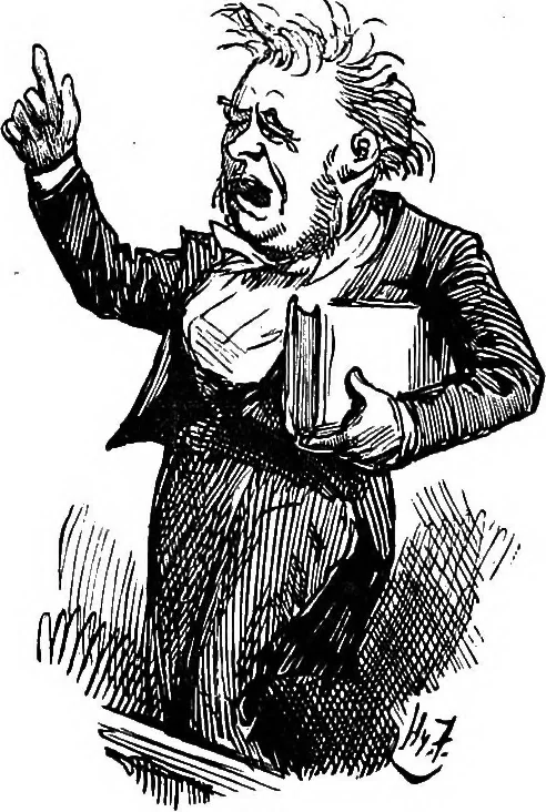 An illustration from M.P.'s in session, from Mr. Punch's parliamentary portrait gallery, 1889, leaf 29
