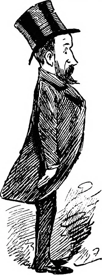 An illustration from M.P.'s in session, from Mr. Punch's parliamentary portrait gallery, 1889, leaf 30
