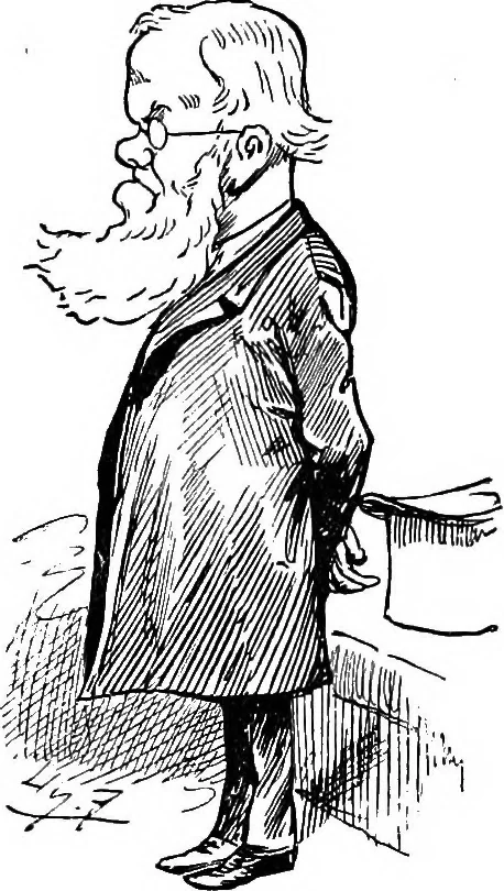 An illustration from M.P.'s in session, from Mr. Punch's parliamentary portrait gallery, 1889, leaf 31