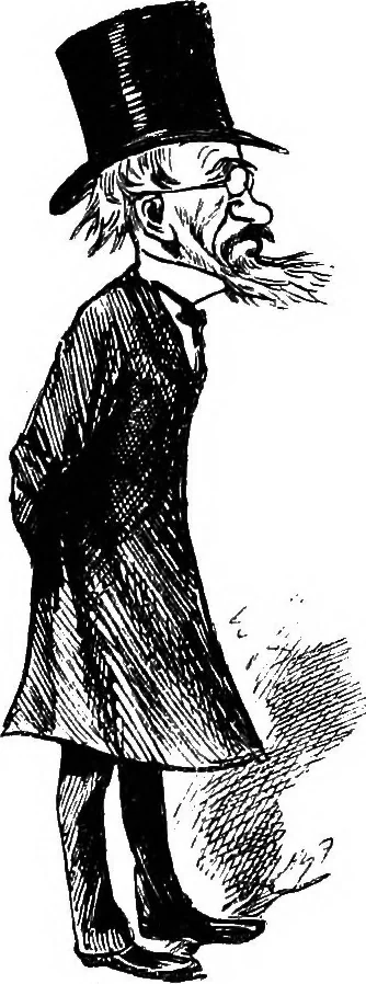 An illustration from M.P.'s in session, from Mr. Punch's parliamentary portrait gallery, 1889, leaf 34