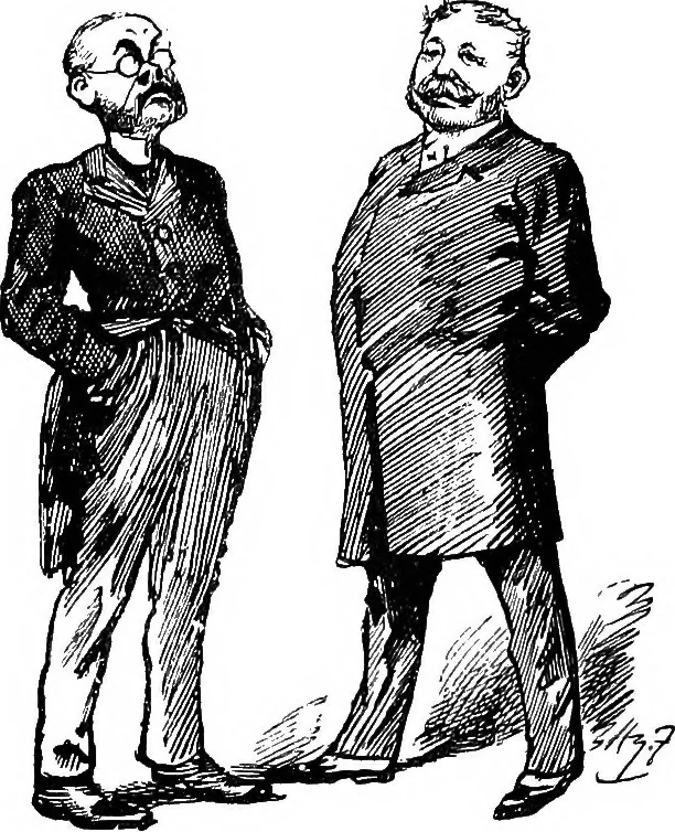 An illustration from M.P.'s in session, from Mr. Punch's parliamentary portrait gallery, 1889, leaf 34
