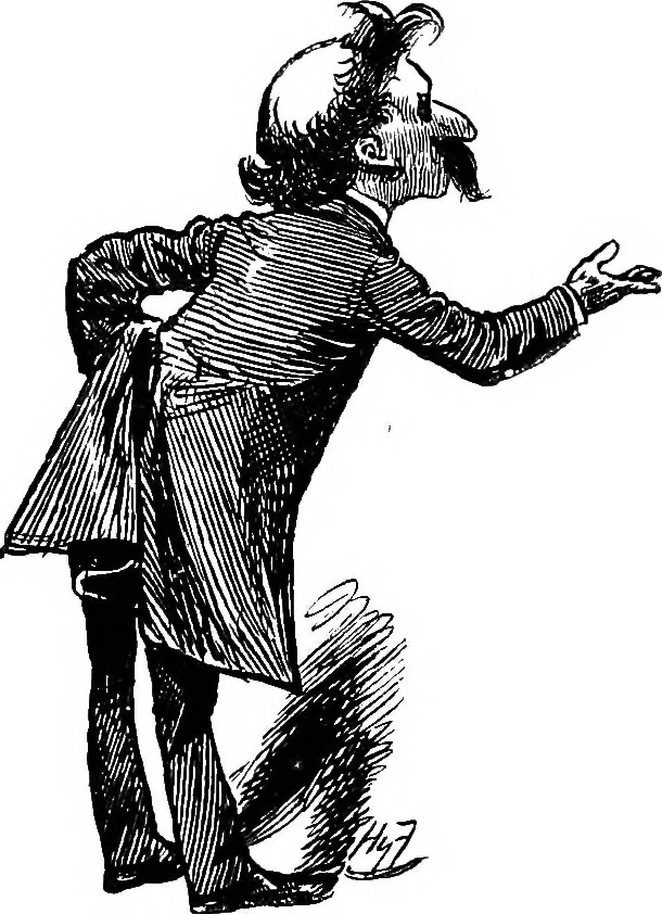 An illustration from M.P.'s in session, from Mr. Punch's parliamentary portrait gallery, 1889, leaf 35