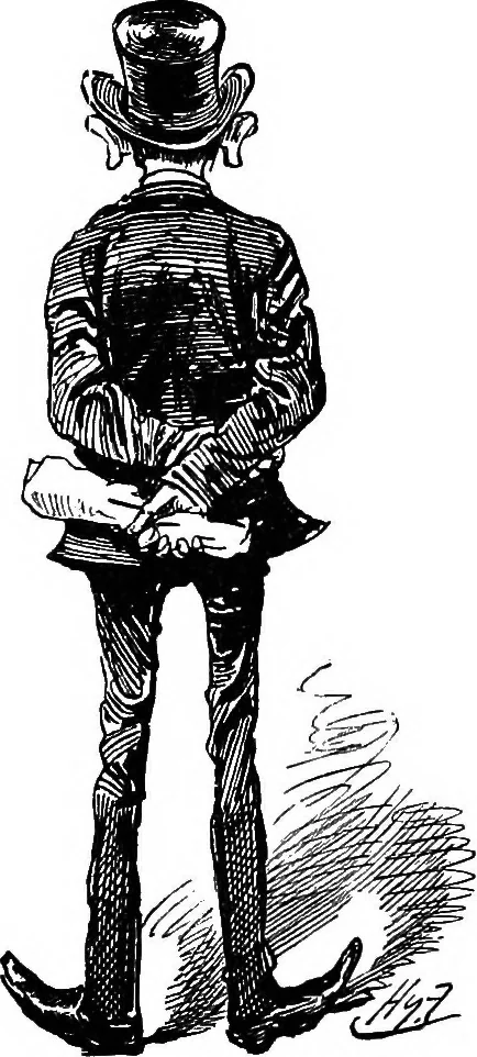 An illustration from M.P.'s in session, from Mr. Punch's parliamentary portrait gallery, 1889, leaf 36