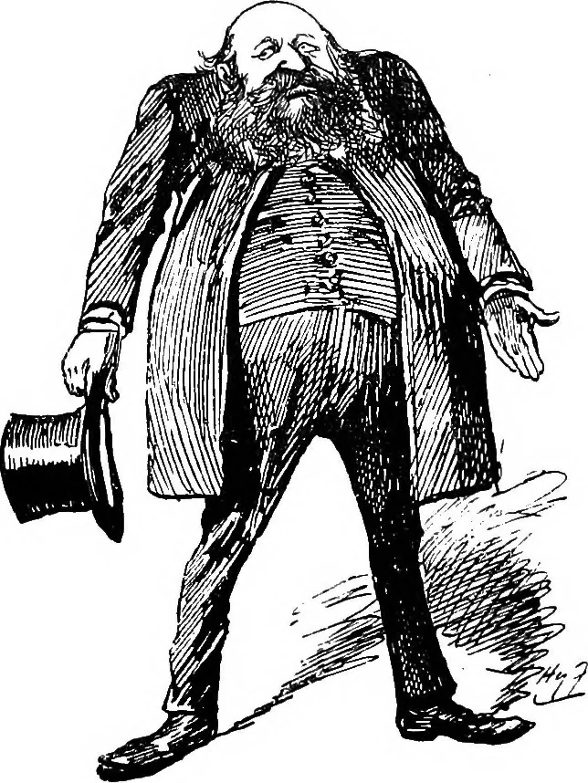 An illustration from M.P.'s in session, from Mr. Punch's parliamentary portrait gallery, 1889, leaf 37