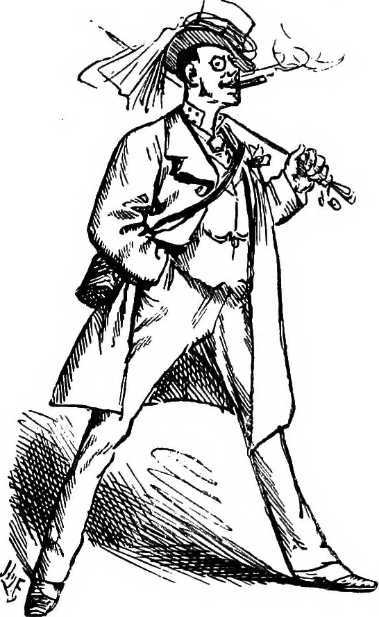 An illustration from M.P.'s in session, from Mr. Punch's parliamentary portrait gallery, 1889, leaf 38