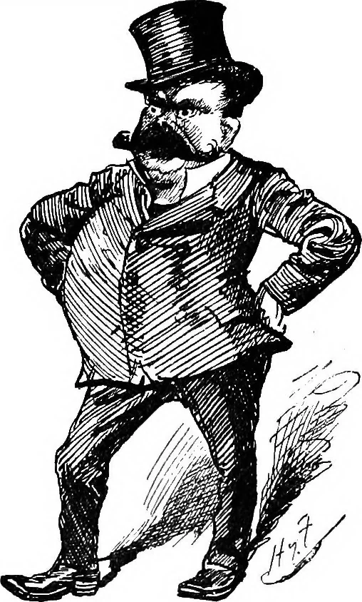 An illustration from M.P.'s in session, from Mr. Punch's parliamentary portrait gallery, 1889, leaf 40