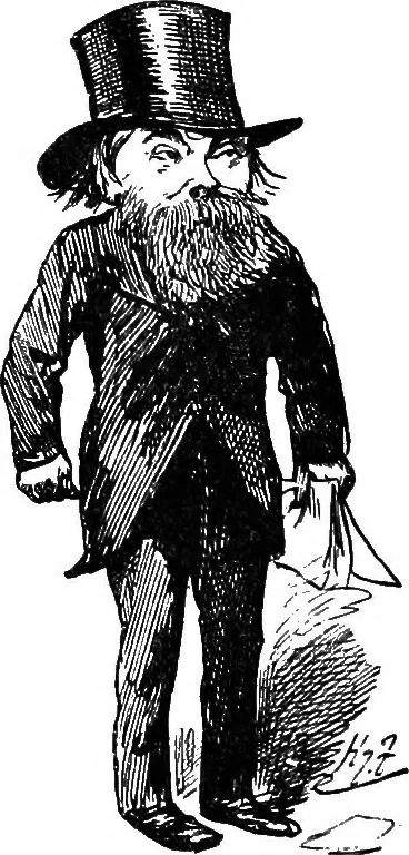 An illustration from M.P.'s in session, from Mr. Punch's parliamentary portrait gallery, 1889, leaf 43