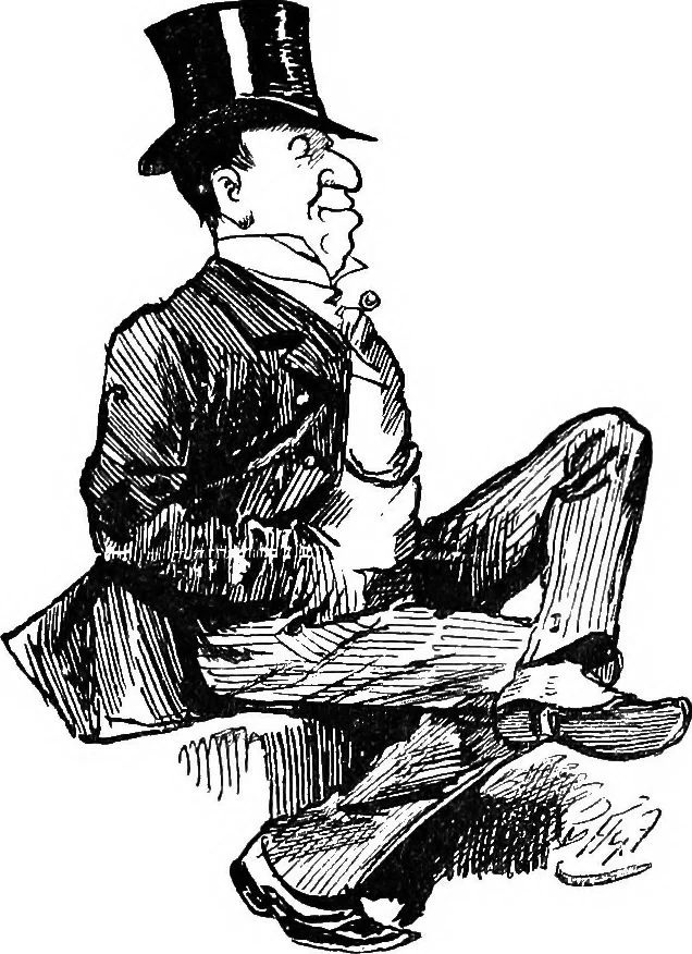 An illustration from M.P.'s in session, from Mr. Punch's parliamentary portrait gallery, 1889, leaf 44