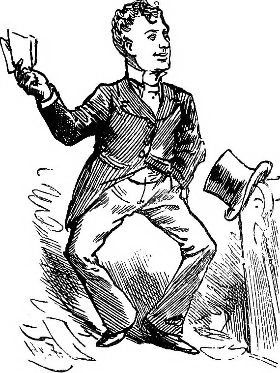 An illustration from M.P.'s in session, from Mr. Punch's parliamentary portrait gallery, 1889, leaf 45