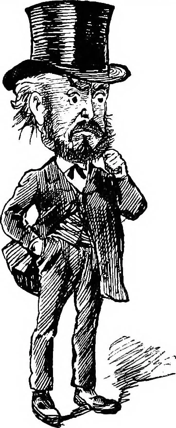 An illustration from M.P.'s in session, from Mr. Punch's parliamentary portrait gallery, 1889, leaf 46