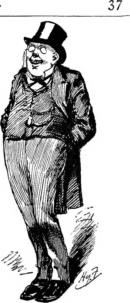 An illustration from M.P.'s in session, from Mr. Punch's parliamentary portrait gallery, 1889, leaf 46