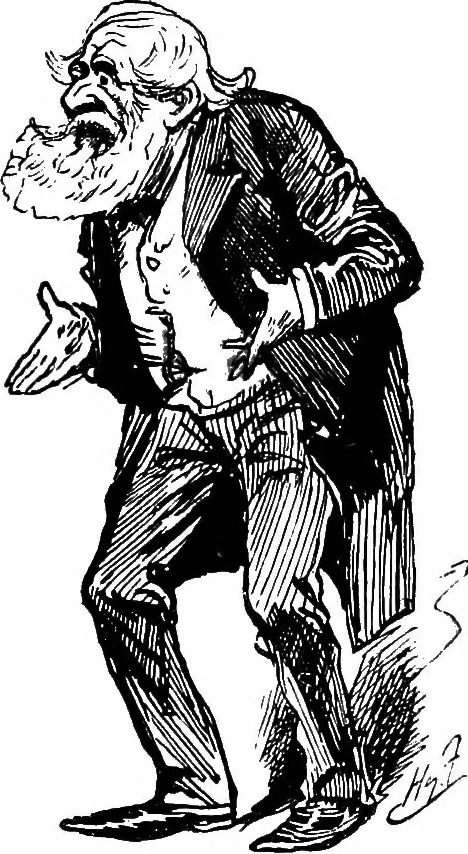 An illustration from M.P.'s in session, from Mr. Punch's parliamentary portrait gallery, 1889, leaf 47