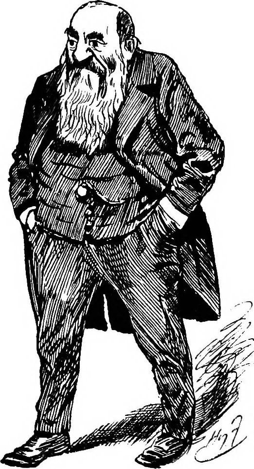 An illustration from M.P.'s in session, from Mr. Punch's parliamentary portrait gallery, 1889, leaf 47