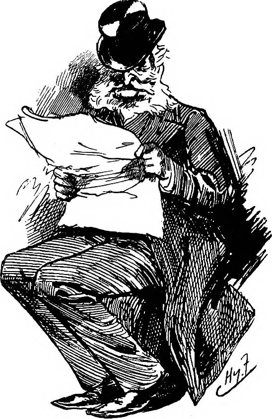 An illustration from M.P.'s in session, from Mr. Punch's parliamentary portrait gallery, 1889, leaf 48