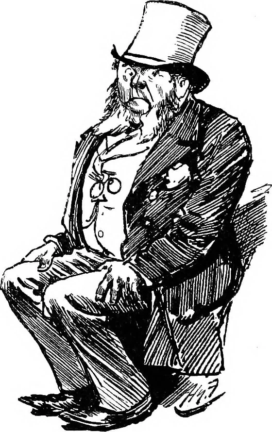 An illustration from M.P.'s in session, from Mr. Punch's parliamentary portrait gallery, 1889, leaf 49