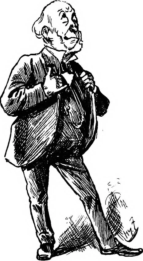 An illustration from M.P.'s in session, from Mr. Punch's parliamentary portrait gallery, 1889, leaf 50