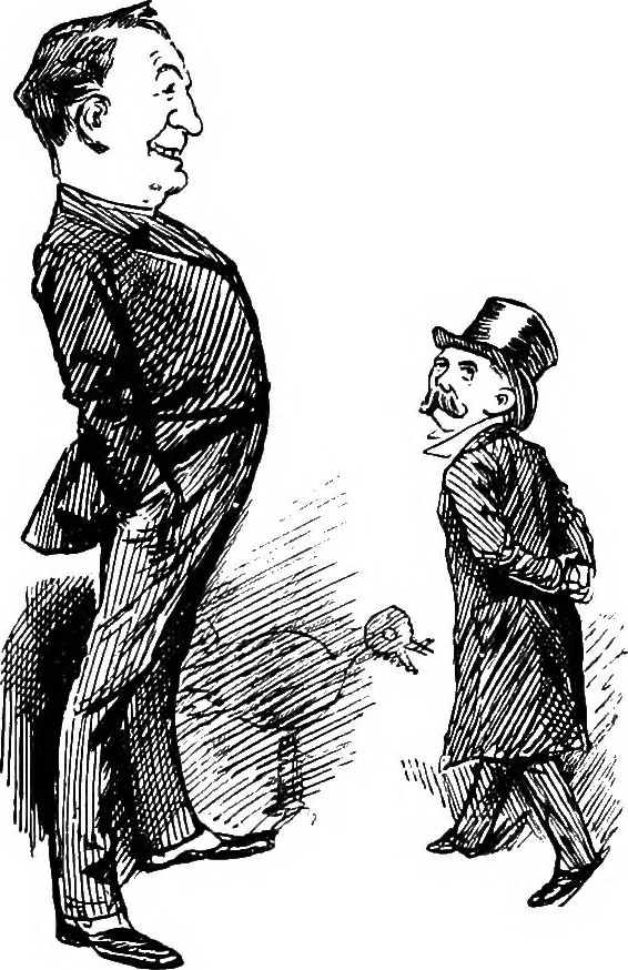 An illustration from M.P.'s in session, from Mr. Punch's parliamentary portrait gallery, 1889, leaf 50