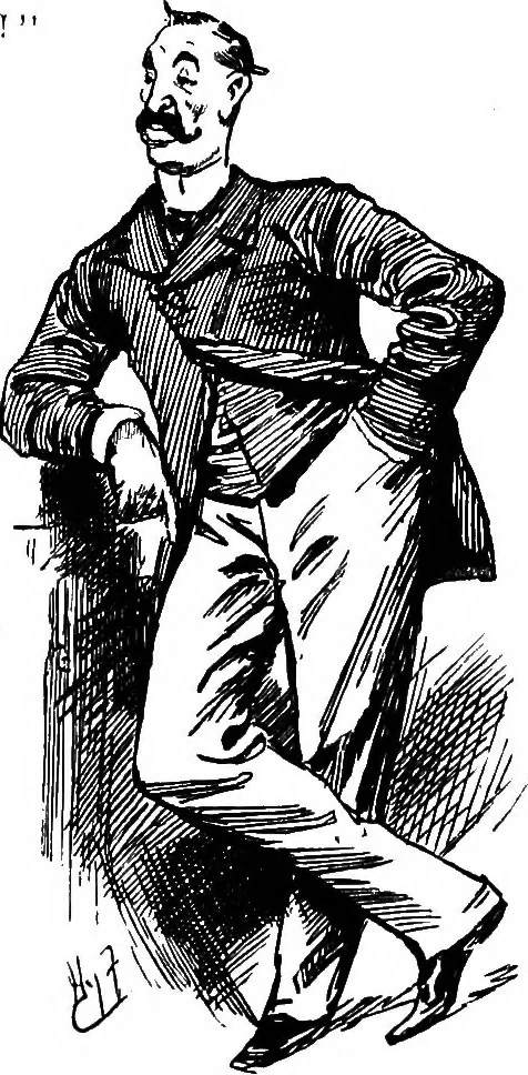 An illustration from M.P.'s in session, from Mr. Punch's parliamentary portrait gallery, 1889, leaf 52