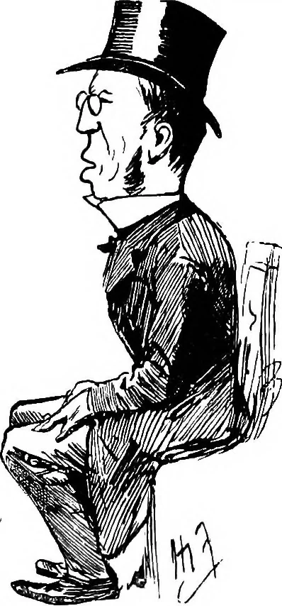 An illustration from M.P.'s in session, from Mr. Punch's parliamentary portrait gallery, 1889, leaf 52