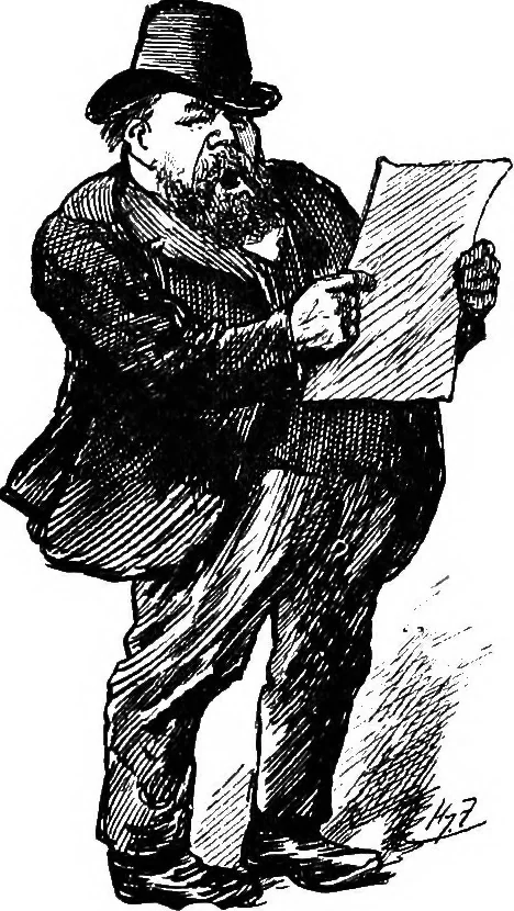 An illustration from M.P.'s in session, from Mr. Punch's parliamentary portrait gallery, 1889, leaf 54