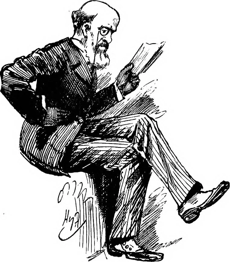 An illustration from M.P.'s in session, from Mr. Punch's parliamentary portrait gallery, 1889, leaf 56