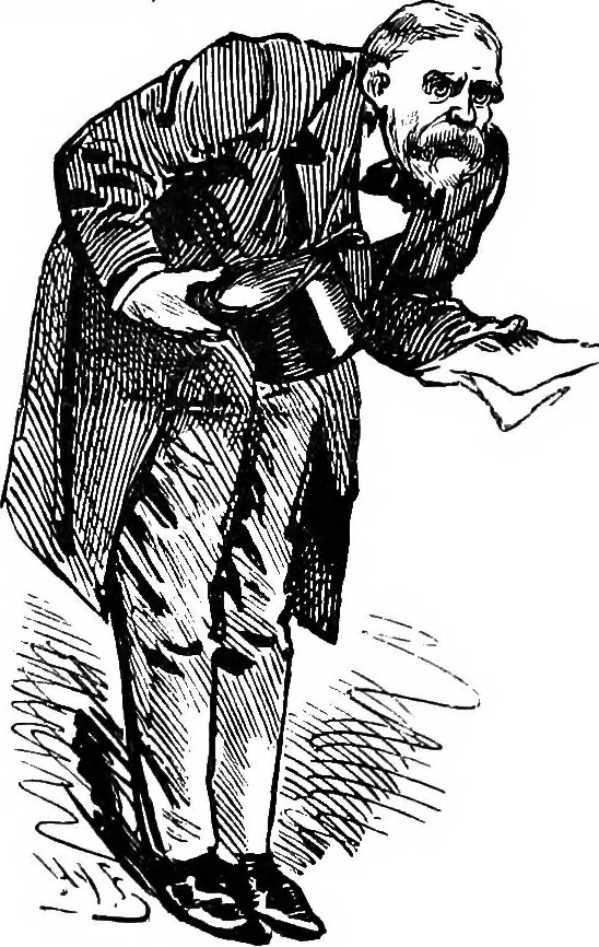 An illustration from M.P.'s in session, from Mr. Punch's parliamentary portrait gallery, 1889, leaf 57