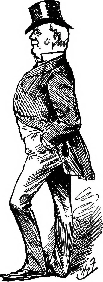 An illustration from M.P.'s in session, from Mr. Punch's parliamentary portrait gallery, 1889, leaf 61