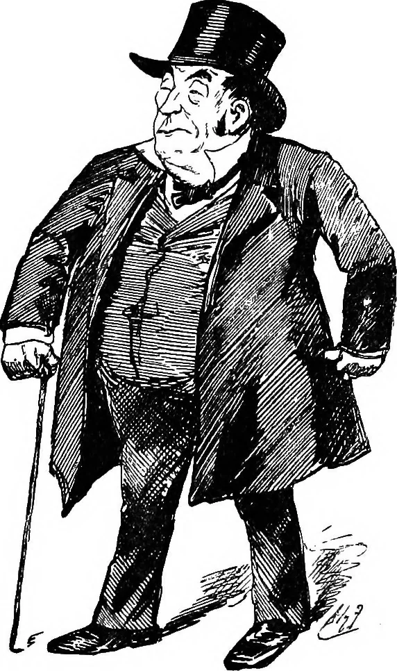 An illustration from M.P.'s in session, from Mr. Punch's parliamentary portrait gallery, 1889, leaf 62