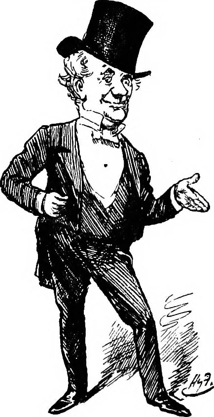 An illustration from M.P.'s in session, from Mr. Punch's parliamentary portrait gallery, 1889, leaf 63
