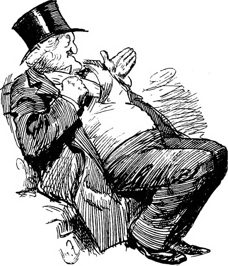 An illustration from M.P.'s in session, from Mr. Punch's parliamentary portrait gallery, 1889, leaf 63
