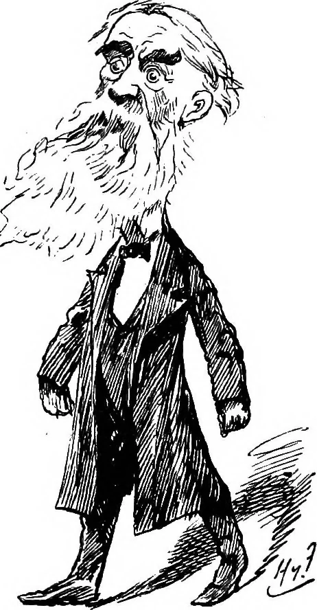 An illustration from M.P.'s in session, from Mr. Punch's parliamentary portrait gallery, 1889, leaf 63