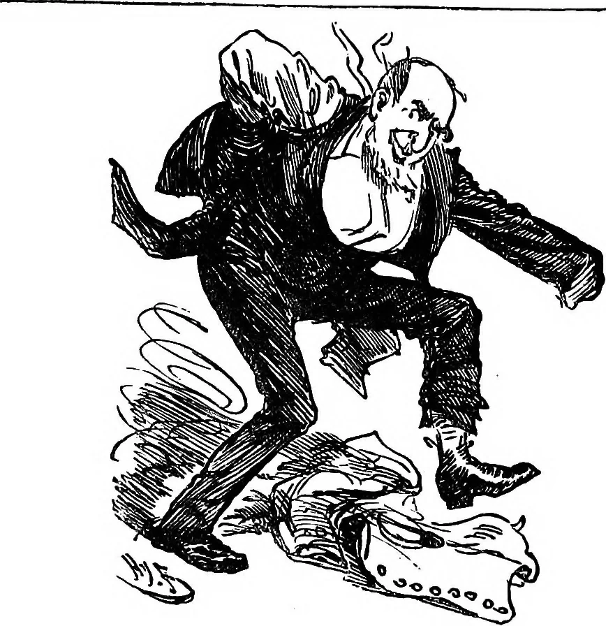 An illustration from M.P.'s in session, from Mr. Punch's parliamentary portrait gallery, 1889, leaf 67