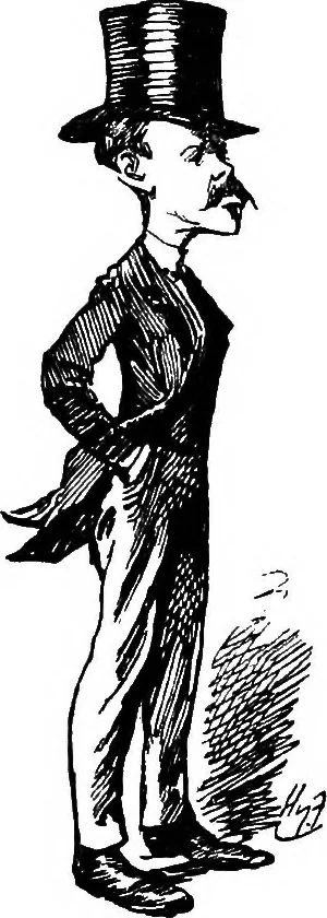 An illustration from M.P.'s in session, from Mr. Punch's parliamentary portrait gallery, 1889, leaf 69