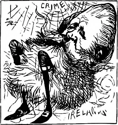 An illustration from M.P.'s in session, from Mr. Punch's parliamentary portrait gallery, 1889, leaf 70