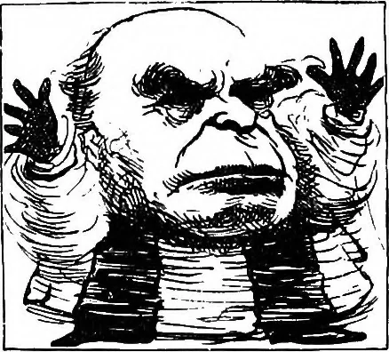 An illustration from M.P.'s in session, from Mr. Punch's parliamentary portrait gallery, 1889, leaf 70