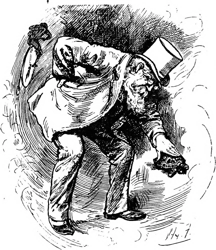 An illustration from M.P.'s in session, from Mr. Punch's parliamentary portrait gallery, 1889, leaf 72