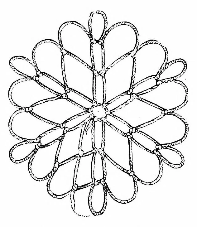 An illustration from The dictionary of needlework, an encyclopædia of artistic, plain, and fancy needlework, Church embroidery, lace, and ornamental needlework, 1882, leaf 371