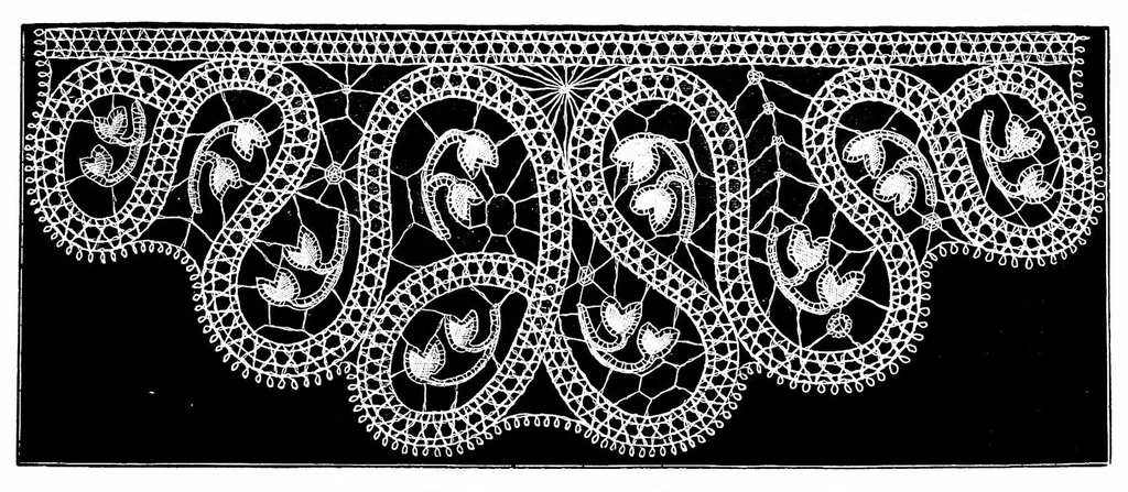An illustration from The dictionary of needlework, an encyclopædia of artistic, plain, and fancy needlework, Church embroidery, lace, and ornamental needlework, 1882, leaf 40