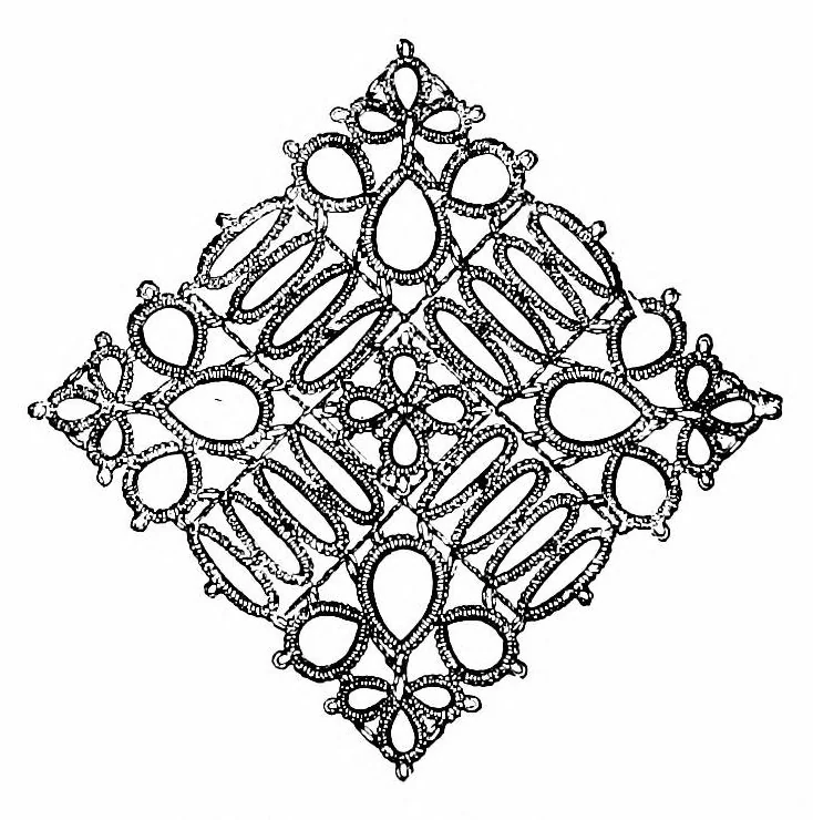 An illustration from The dictionary of needlework, an encyclopædia of artistic, plain, and fancy needlework, Church embroidery, lace, and ornamental needlework, 1882, leaf 493