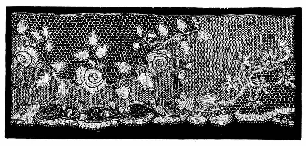 An illustration from The dictionary of needlework, an encyclopædia of artistic, plain, and fancy needlework, Church embroidery, lace, and ornamental needlework, 1882, leaf 66
