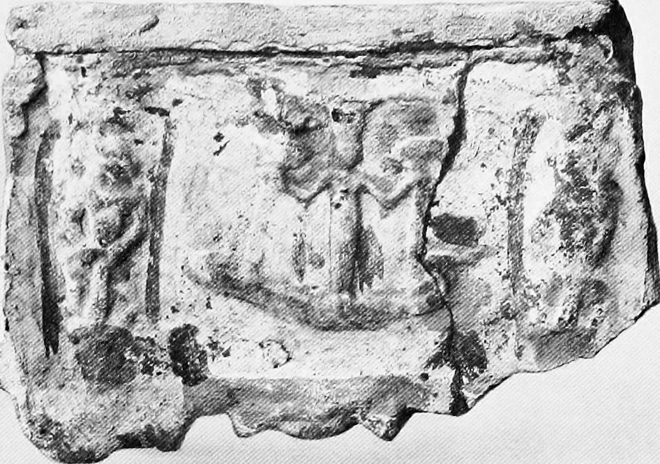 An illustration from Studies in ancient furniture; couches and beds of the Greeks, Etruscans and Romans, 1905, leaf 146
