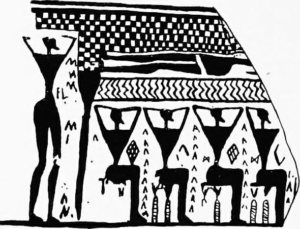 An illustration from Studies in ancient furniture; couches and beds of the Greeks, Etruscans and Romans, 1905, leaf 25